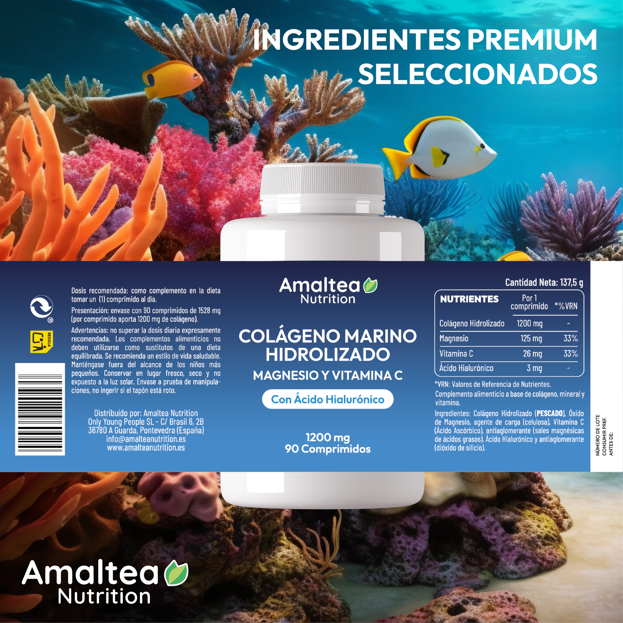 Colageno Marino Hidrolizado Amaltea Nutrition