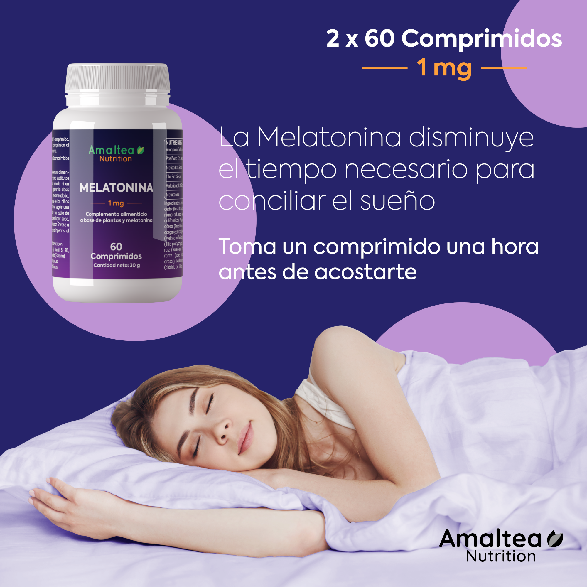 Pack Melatonina Amaltea Nutrition