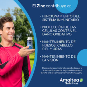 Vitamina C 1000 mg Zinc Amaltea Nutrition