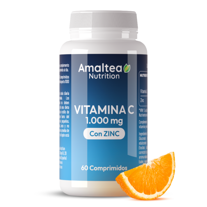 Vitamina C 1000 mg Zinc Amaltea Nutrition